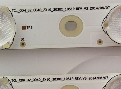 KIT DE LED PARA TV /  LVF320BEDXE1 / LVF320BEDX E1 V1 / TCL_ODN_32_OD40_2X10_3030C_100S1P REV.V3 / 4C-LB320T-YHN / QG7XNX  - Imagen 3